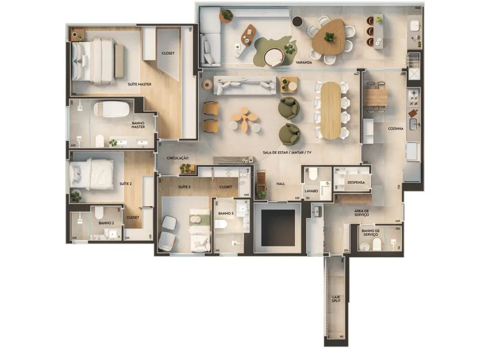 Apartamento, 3 quartos, 195 m² - Foto 11