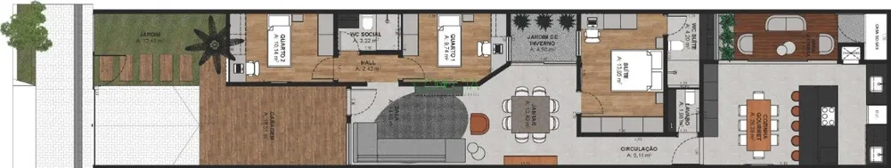 Casa, 3 quartos, 100 m² - Foto 6