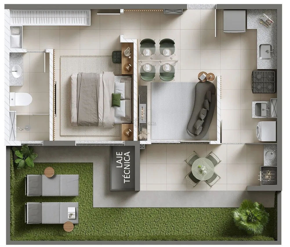 Apartamento, 2 quartos - Foto 8