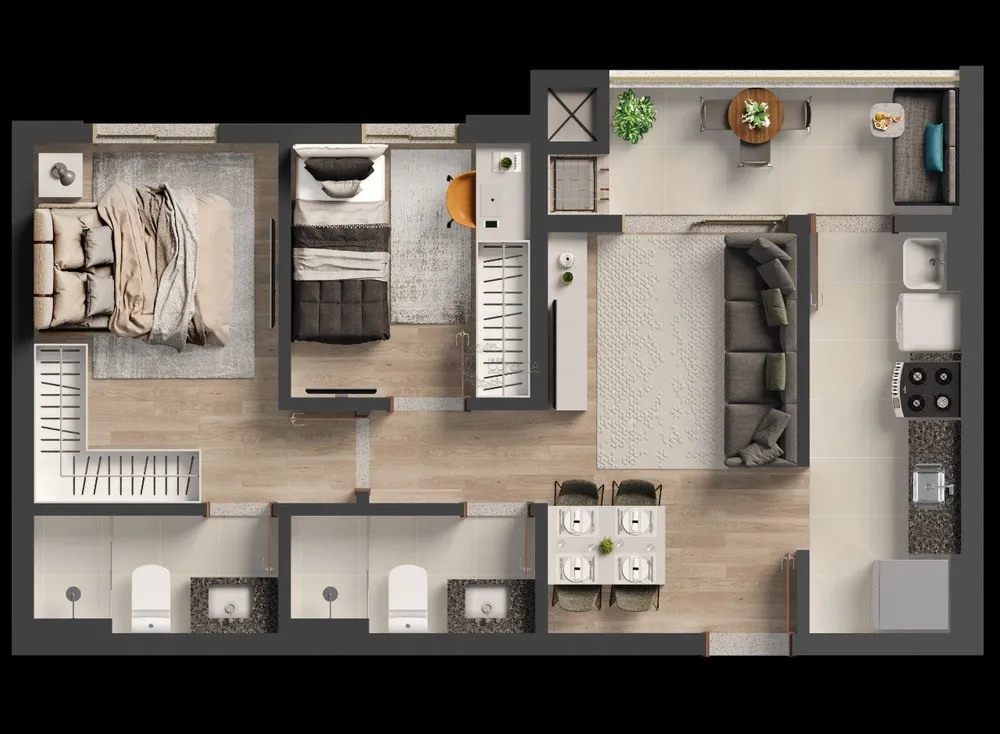 Apartamento, 3 quartos, 68 m² - Foto 11