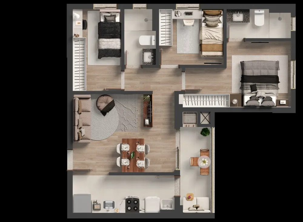 Apartamento, 3 quartos, 68 m² - Foto 12