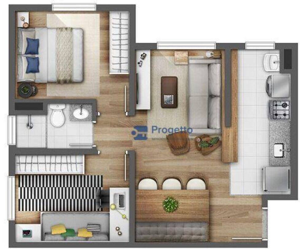 Apartamento, 2 quartos, 47 m² - Foto 4