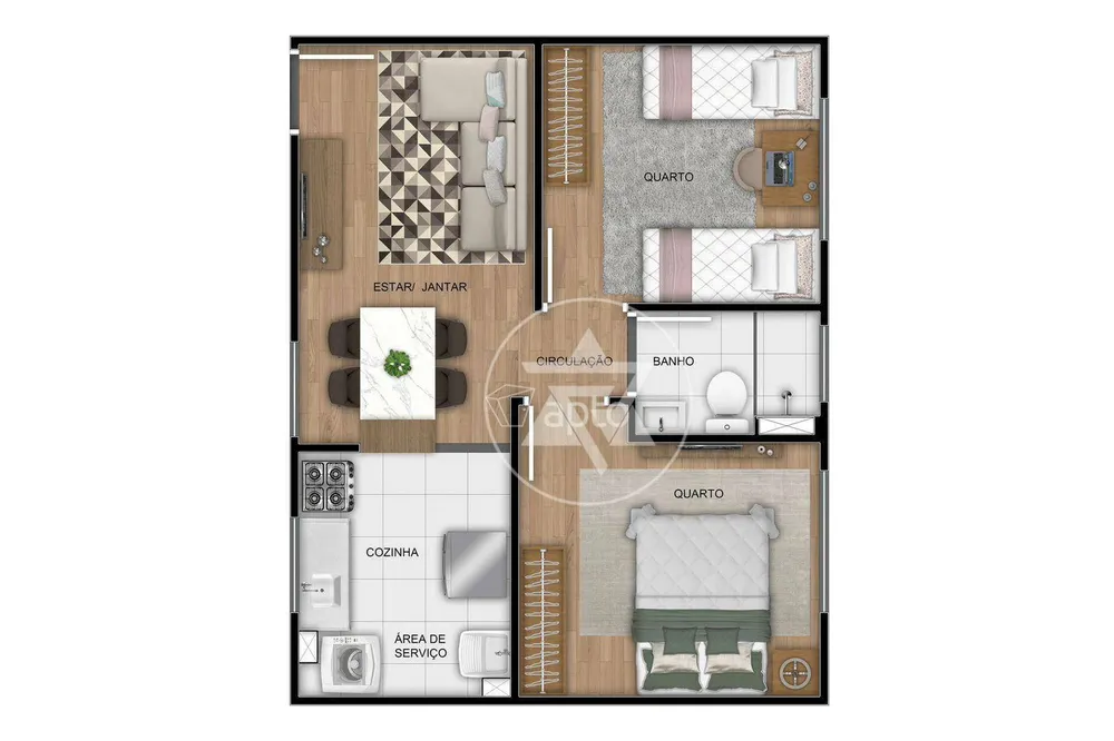 Apartamento, 2 quartos, 45 m² - Foto 11