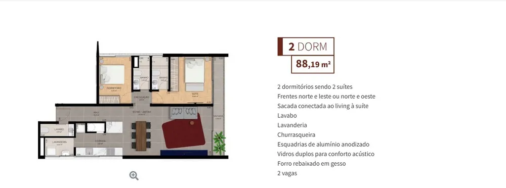 Apartamento, 2 quartos, 91 m² - Foto 10
