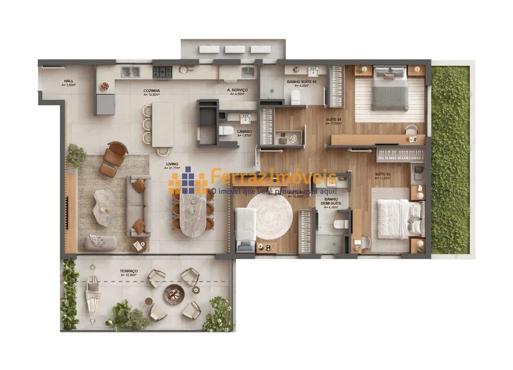 Apartamento, 3 quartos, 95 m² - Foto 19