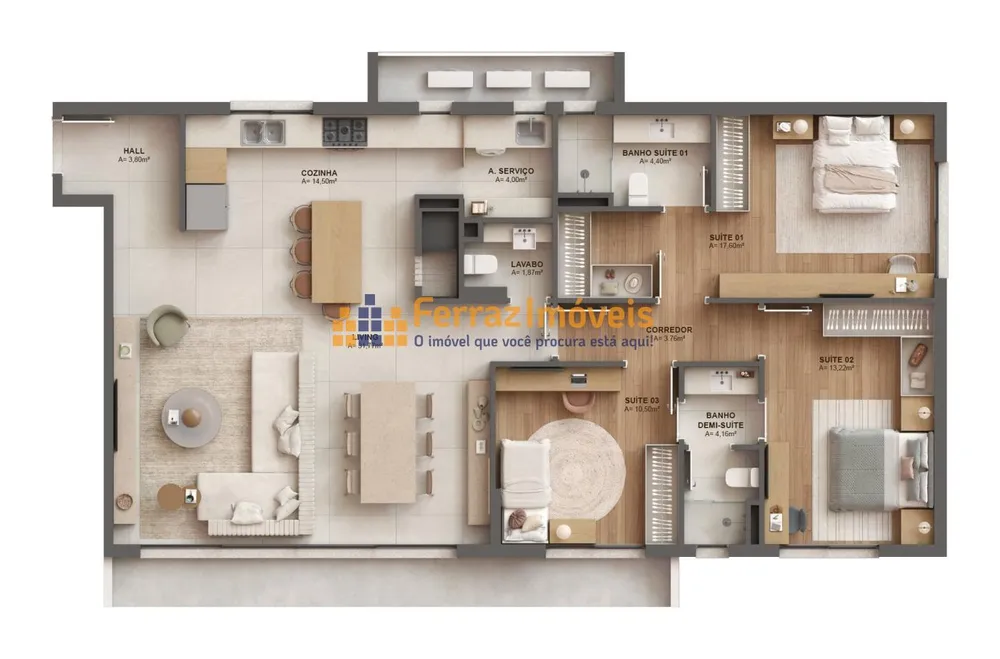Apartamento, 3 quartos, 95 m² - Foto 18