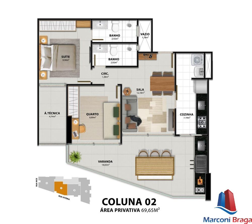 Apartamento, 2 quartos, 79 m² - Foto 19
