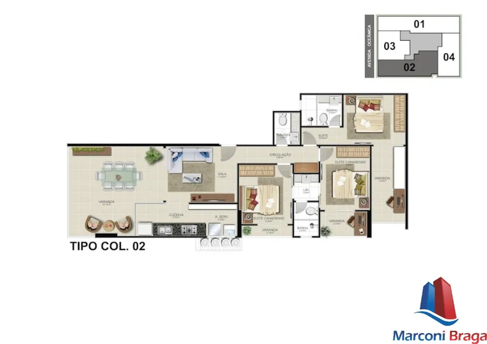 Apartamento, 3 quartos, 106 m² - Foto 8