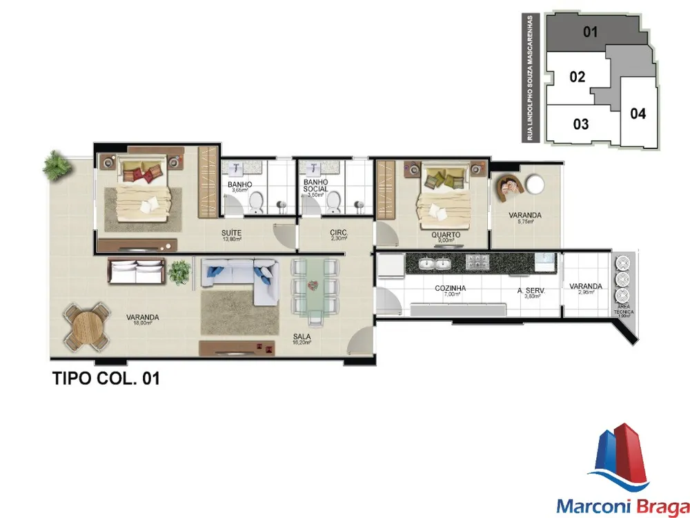 Apartamento, 2 quartos, 80 m² - Foto 6