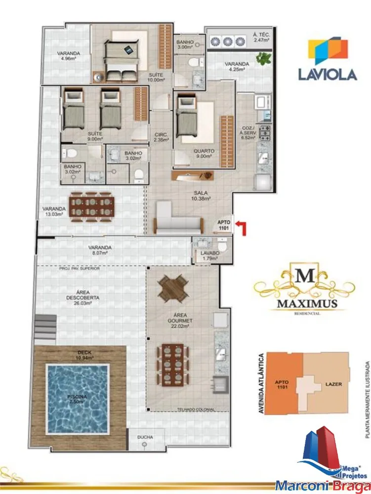 Apartamento, 2 quartos, 69 m² - Foto 8