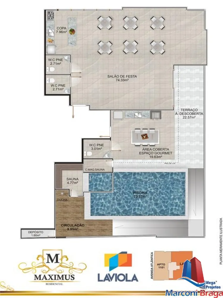 Apartamento, 2 quartos, 69 m² - Foto 4
