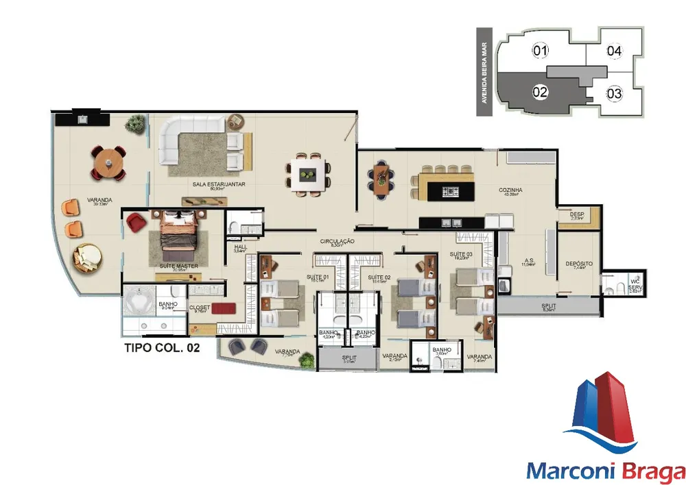 Apartamento, 4 quartos, 208 m² - Foto 6