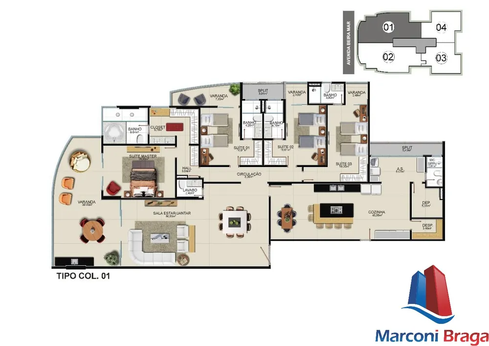 Apartamento, 4 quartos, 208 m² - Foto 16