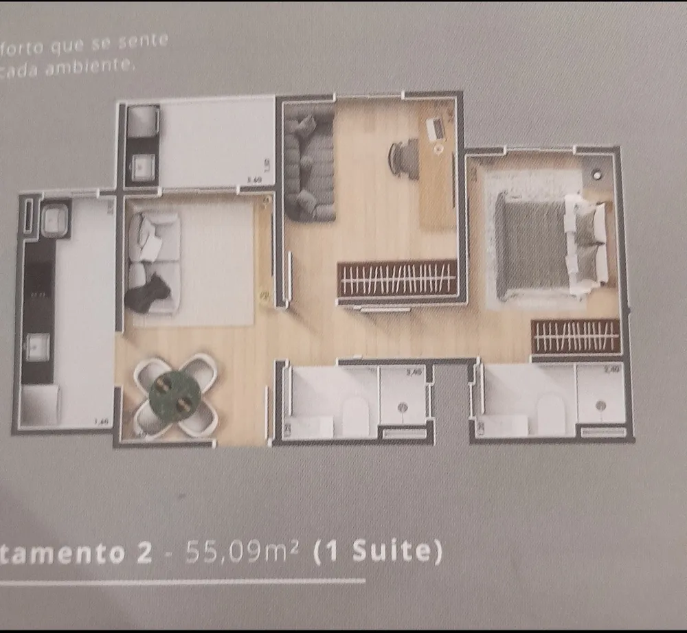 Apartamento, 2 quartos - Foto 4
