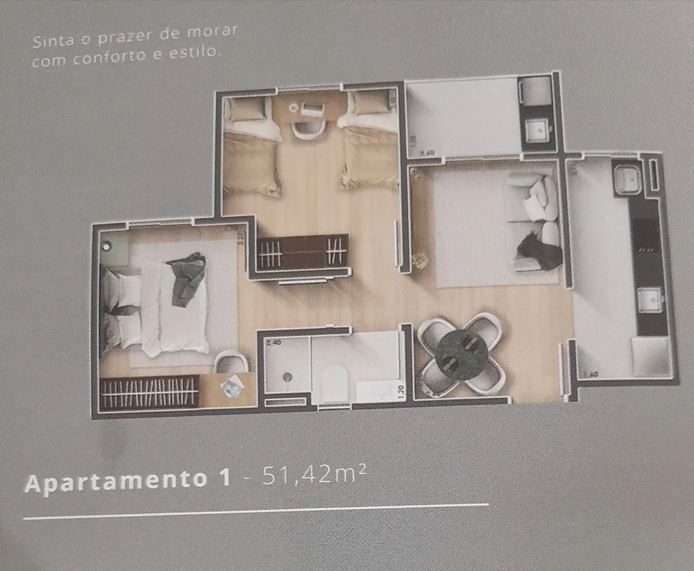 Apartamento, 2 quartos - Foto 3