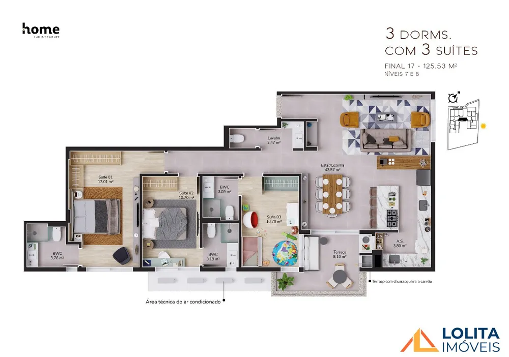 Apartamento, 2 quartos, 71 m² - Foto 10