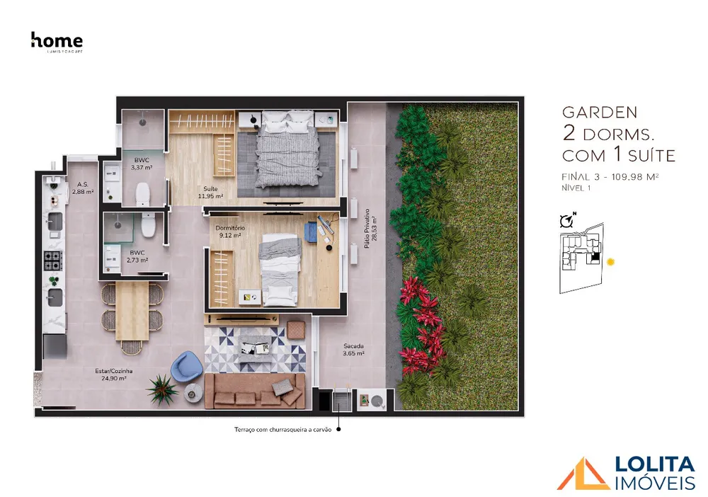 Apartamento, 2 quartos, 71 m² - Foto 4