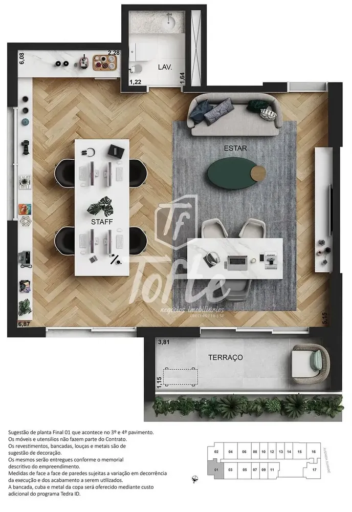 Apartamento, 1 quarto, 42 m² - Foto 4