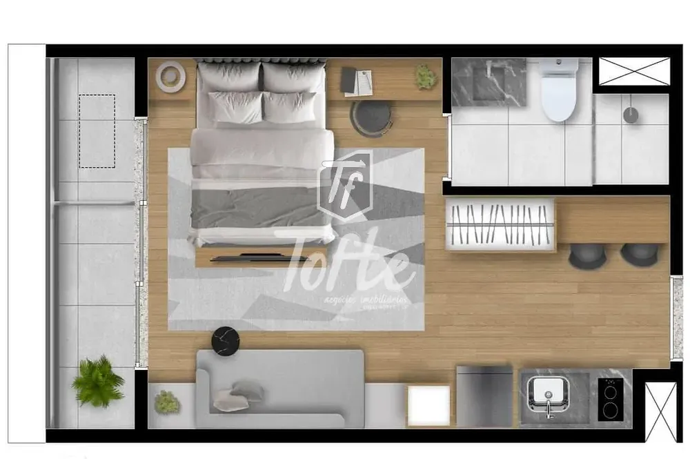 Apartamento, 1 quarto, 25 m² - Foto 4