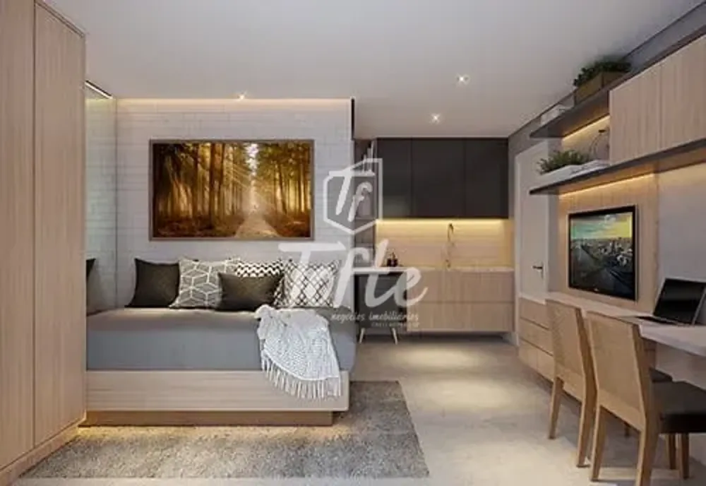 Apartamento, 1 quarto, 27 m² - Foto 2