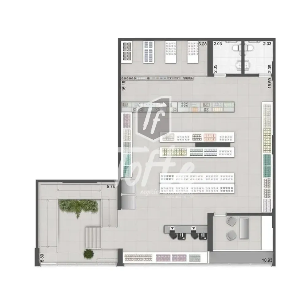 Loja-Salão, 224 m² - Foto 4