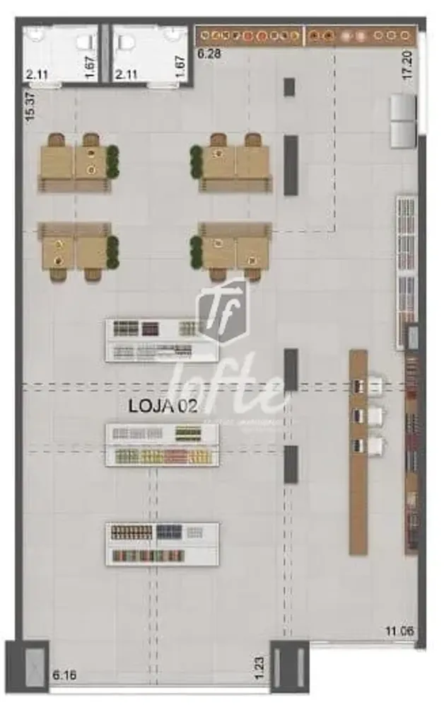 Loja-Salão, 232 m² - Foto 4