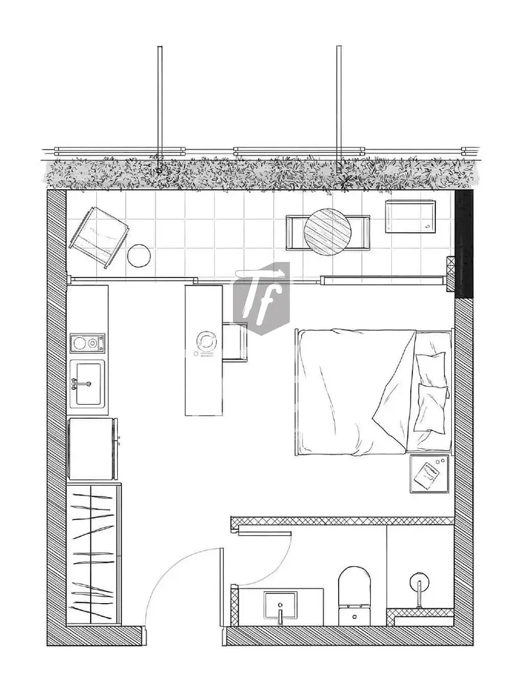 Apartamento, 1 quarto, 36 m² - Foto 4
