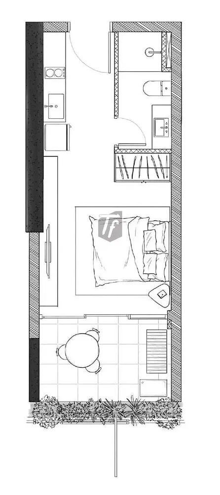 Apartamento, 1 quarto, 36 m² - Foto 3