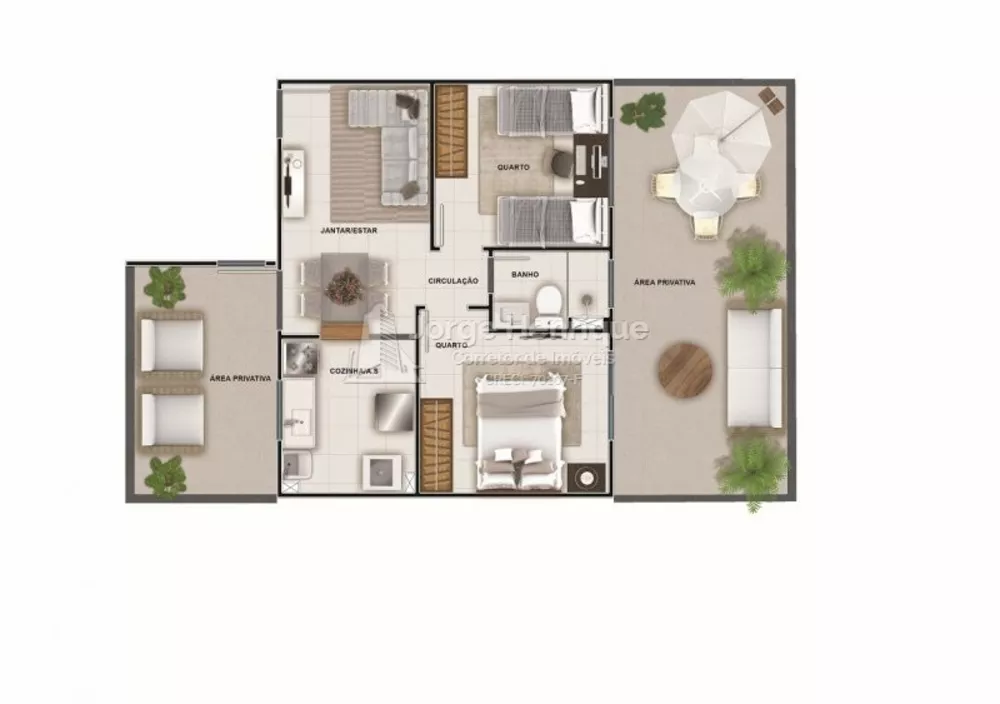 Apartamento, 2 quartos, 43 m² - Foto 6
