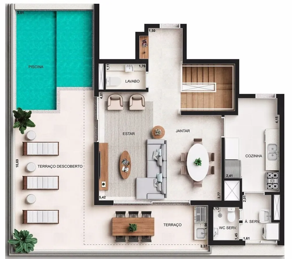 Cobertura, 3 quartos, 221 m² - Foto 16