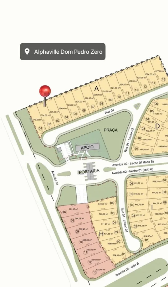 Loteamento e Condomínio, 524 m² - Foto 2