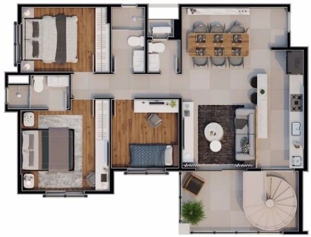Apartamento, 3 quartos, 91 m² - Foto 15