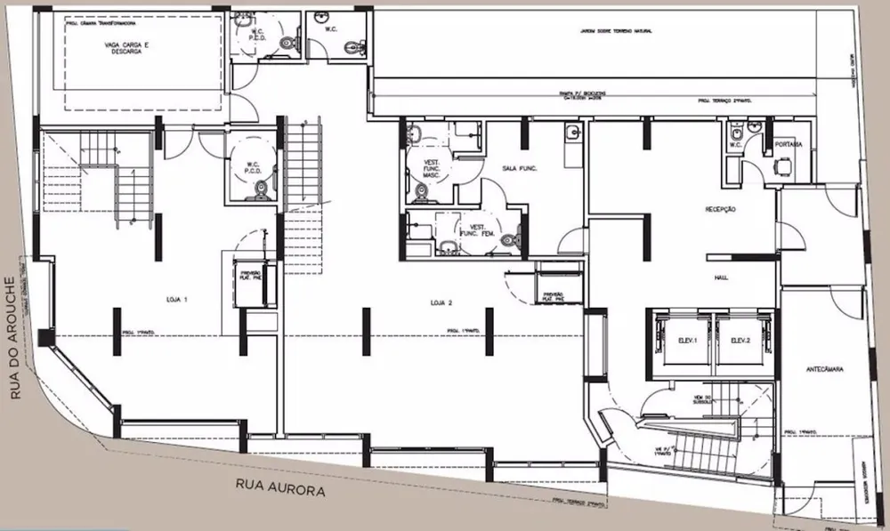 Loja-Salão, 180 m² - Foto 1