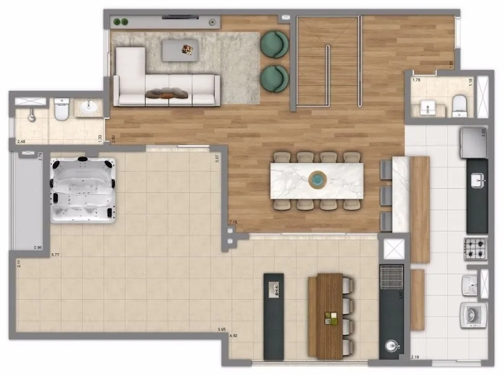 Apartamento, 4 quartos, 121 m² - Foto 11