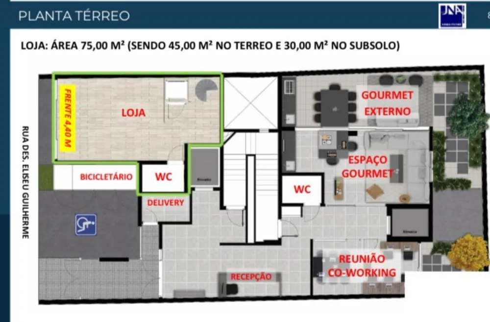 Loja-Salão, 75 m² - Foto 7