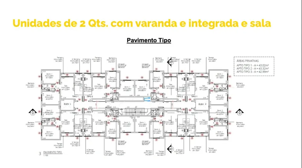 Apartamento, 2 quartos, 43 m² - Foto 6