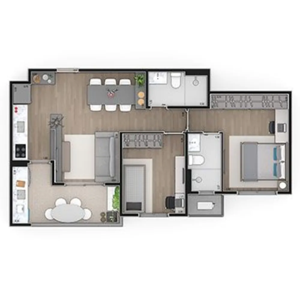 Apartamento, 2 quartos, 61 m² - Foto 16
