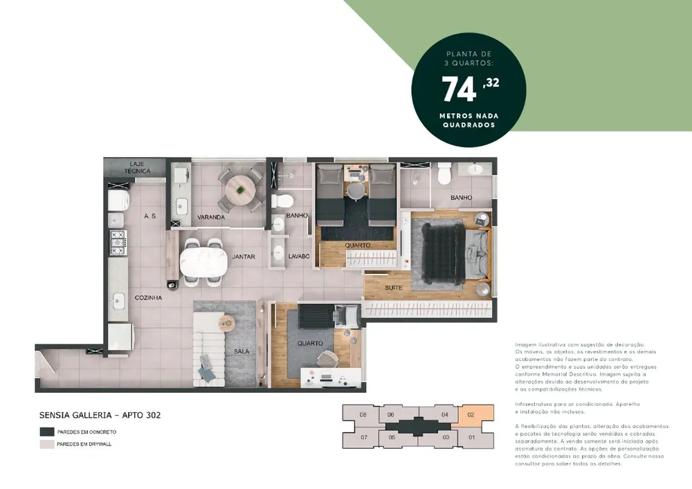 Apartamento, 2 quartos, 61 m² - Foto 14