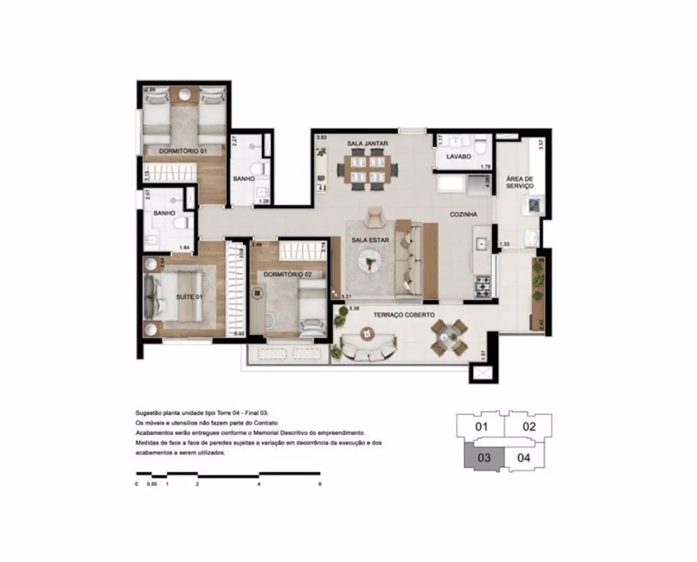 Apartamento, 3 quartos, 184 m² - Foto 5