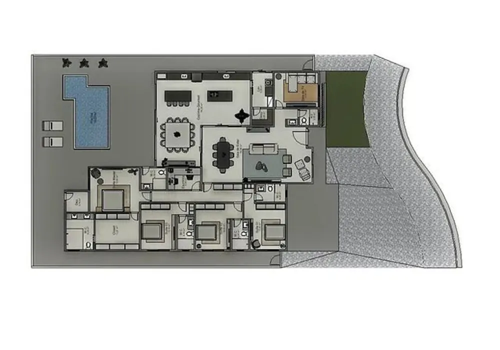 Casa de Condomínio, 4 quartos - Foto 1