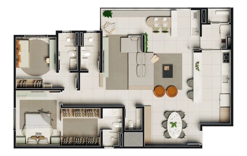 Apartamento, 3 quartos, 92 m² - Foto 9