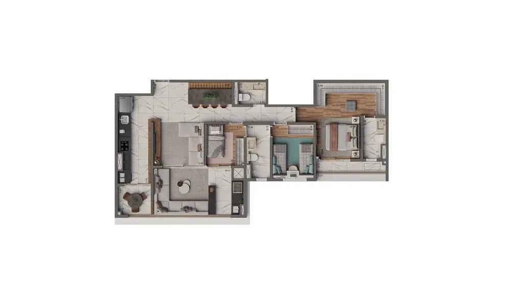 Apartamento, 4 quartos, 125 m² - Foto 7
