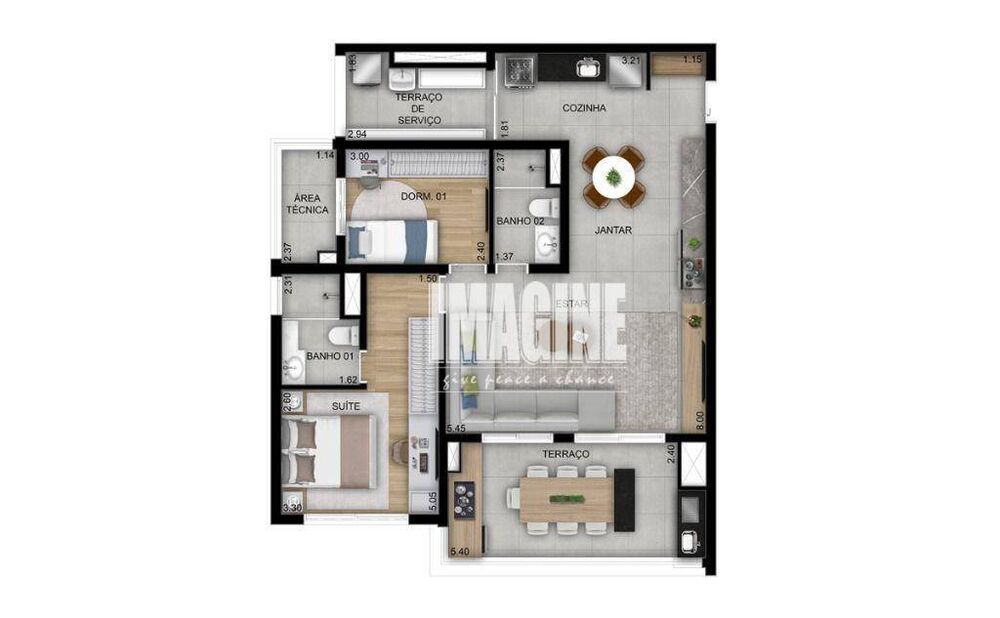 Apartamento, 2 quartos, 94 m² - Foto 7