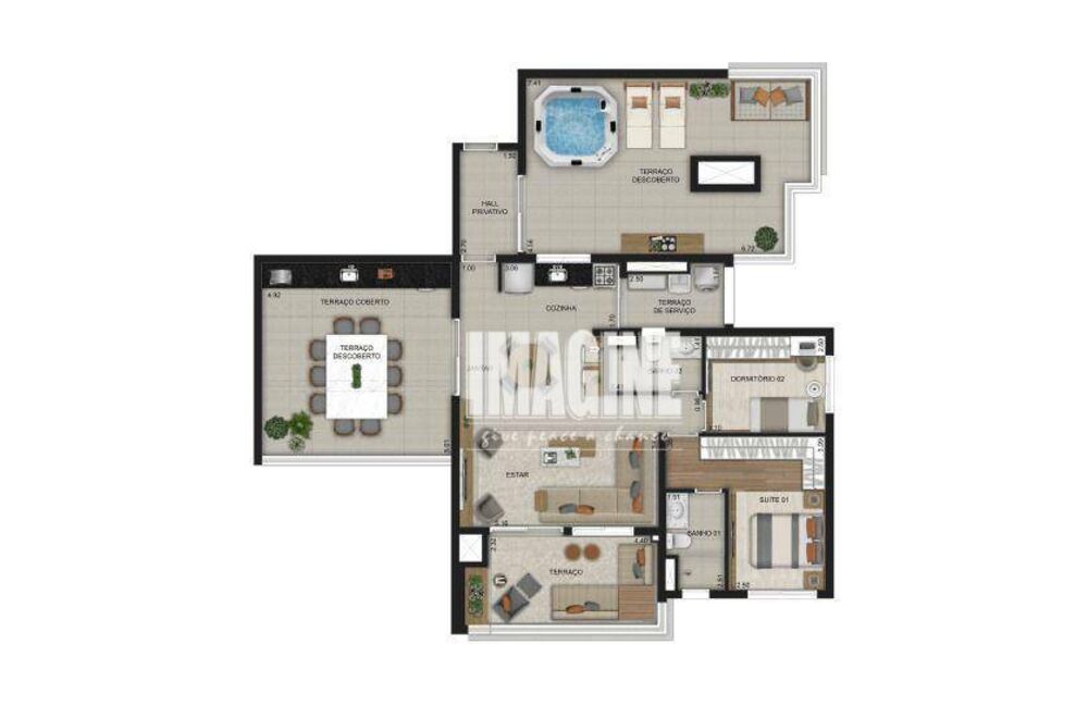 Apartamento, 2 quartos, 157 m² - Foto 2