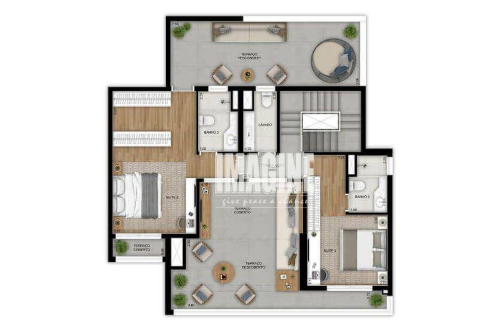 Cobertura, 3 quartos, 206 m² - Foto 1