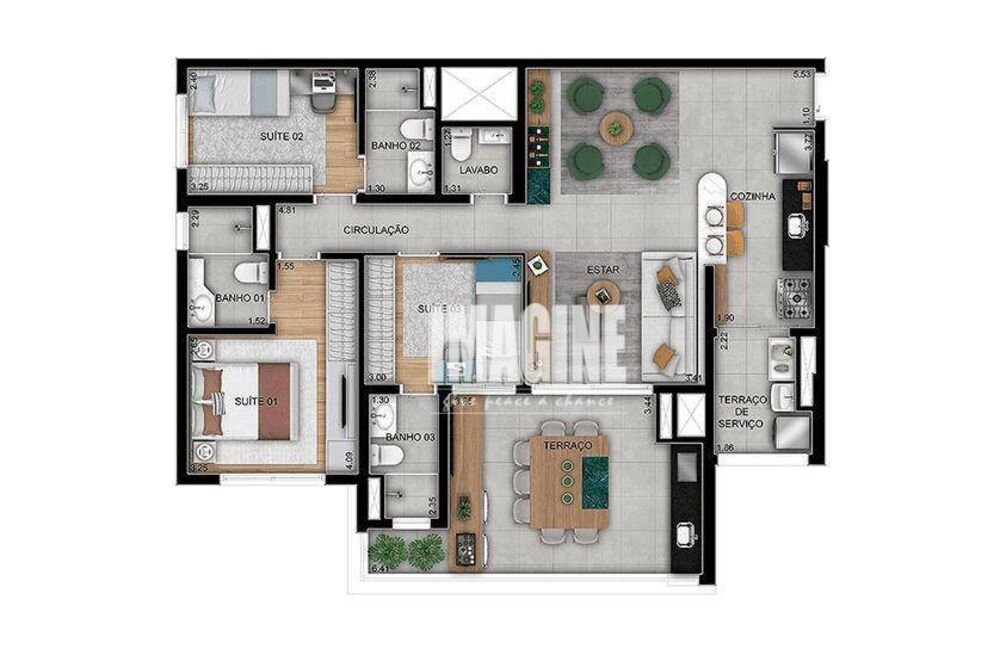 Apartamento, 3 quartos, 110 m² - Foto 12
