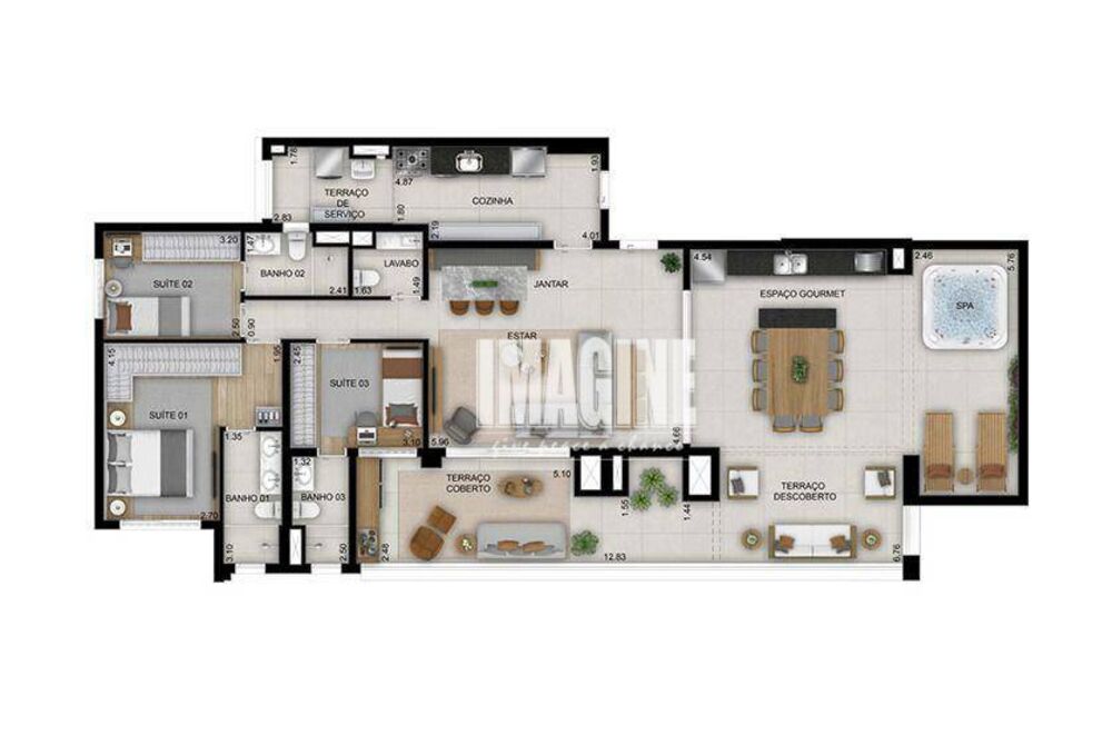 Apartamento, 3 quartos, 181 m² - Foto 6