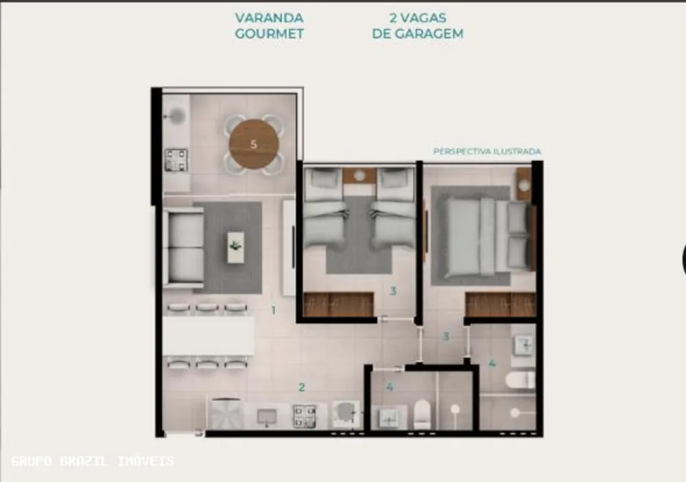 Apartamento, 2 quartos - Foto 11