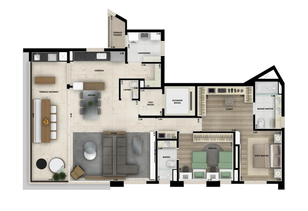 Apartamento, 3 quartos - Foto 9