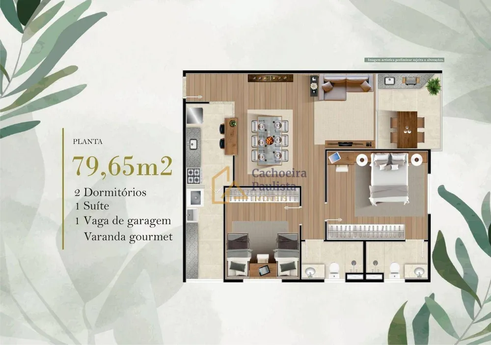 Apartamento, 2 quartos, 128 m² - Foto 8